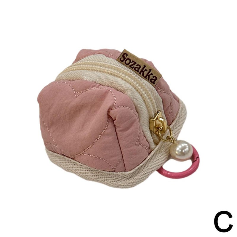 Simple, cute, soft, heart-shaped coin purse/pocket - Image 1